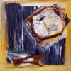 o.T., Acryl auf Holz, 104 x 104 cm